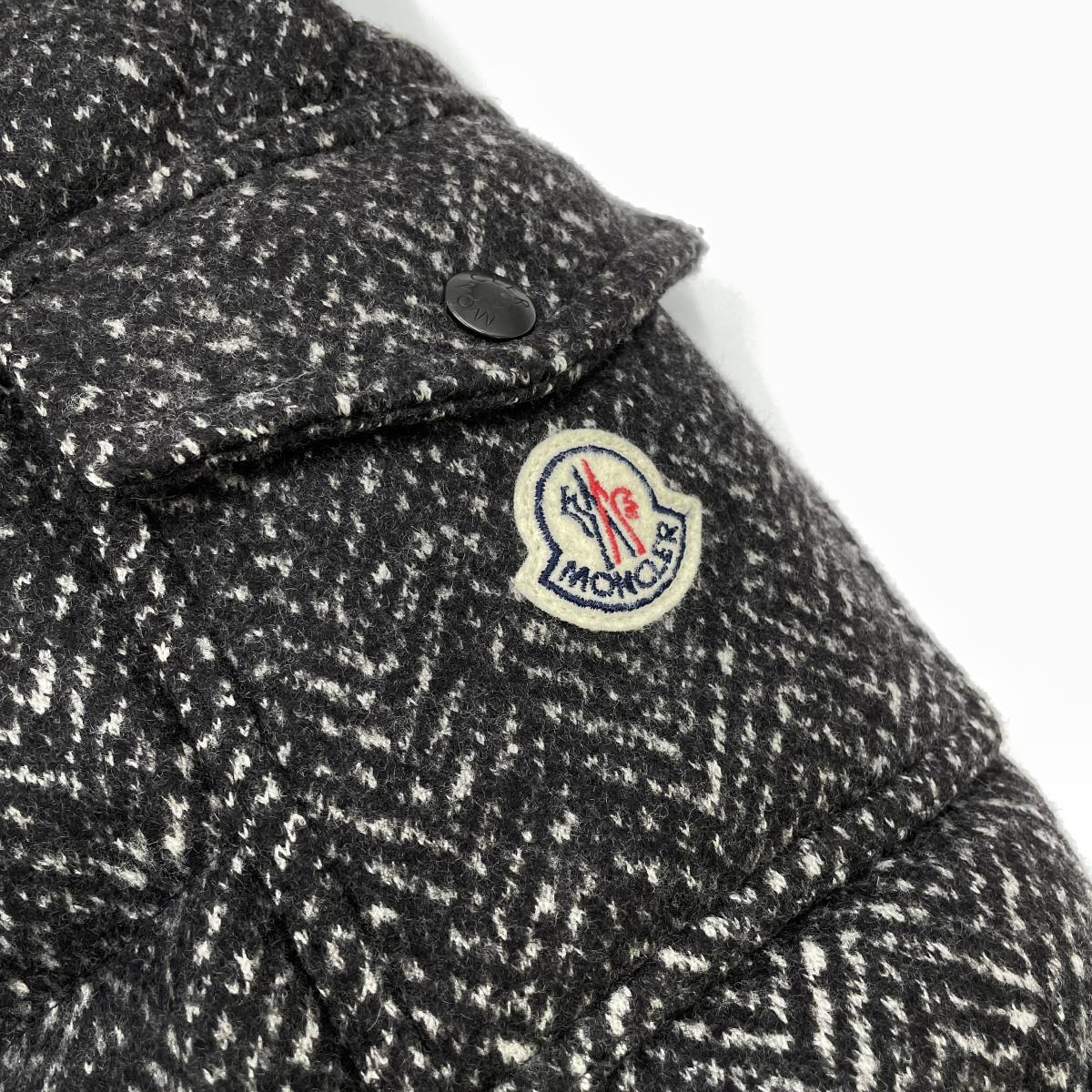 MONCLER モンクレール モンジュネーブル ツイード ダウンジャケット 