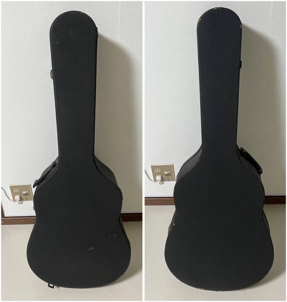 【ドレッドノート収容専用(メーカー機種に寄りますので内寸確認/内装赤色/ガッチリ作り】汎用ハードケース