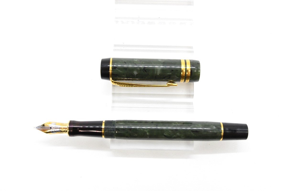 PARKER パーカー DUOFOLD デュオフォールド グリーン マーブル F 18K