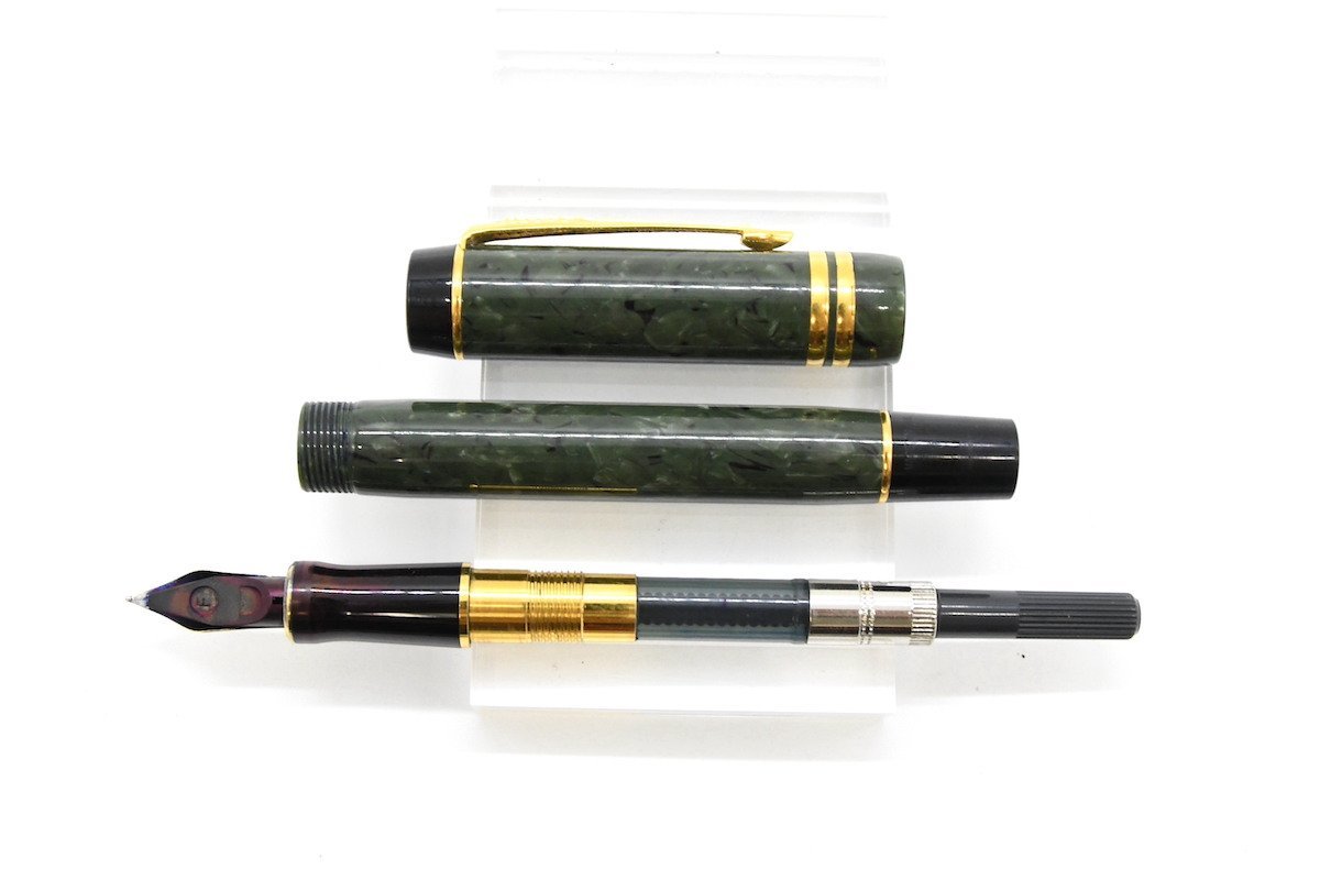 PARKER パーカー DUOFOLD デュオフォールド グリーン マーブル F 18K