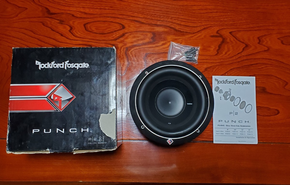 ロックフォード Rockford サブウーファー サブウーハー PUNCH 8インチ