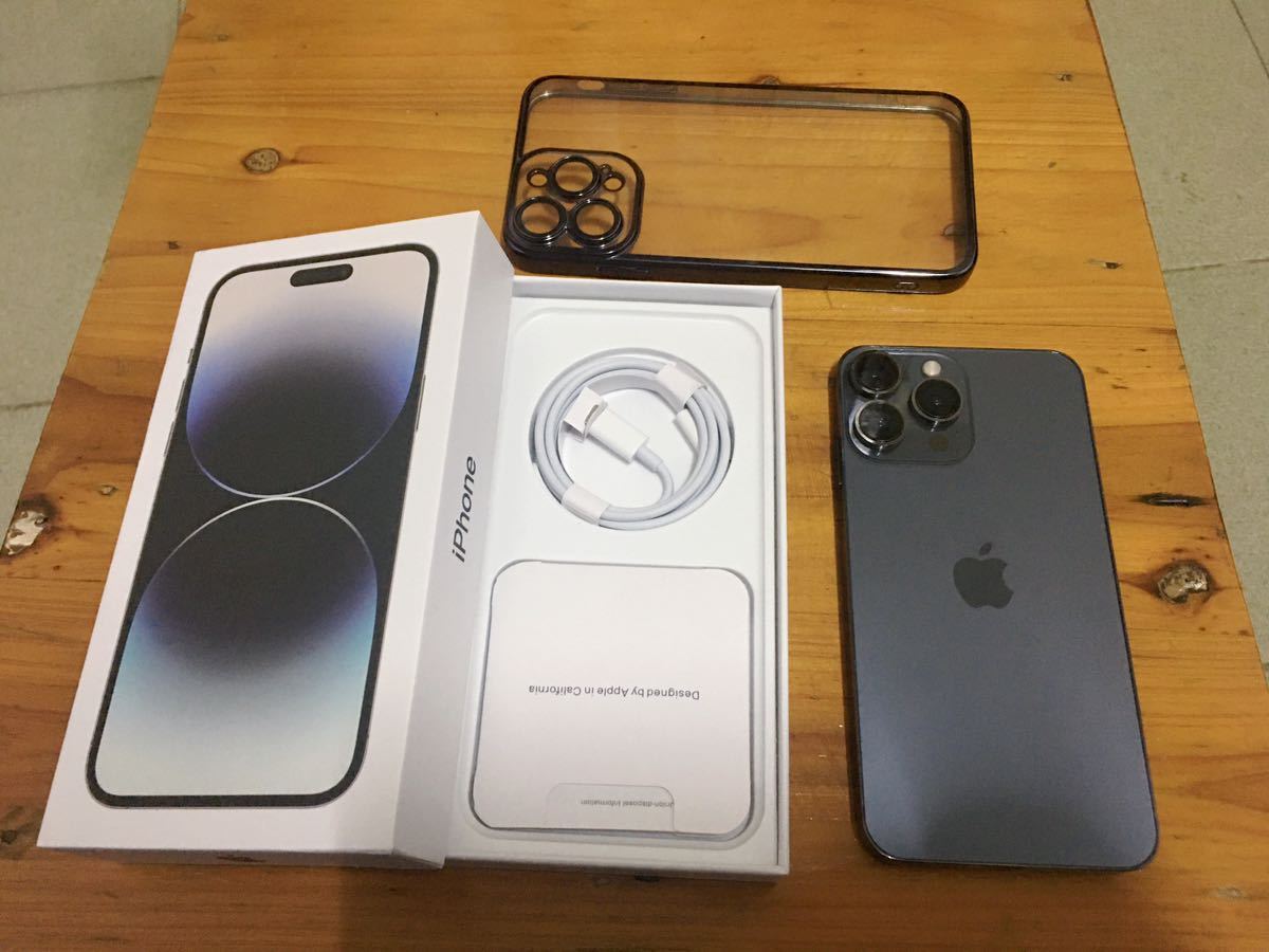 極美品】iPhone14 Pro max SIMフリー スペースブラック 512GB 個人出品 