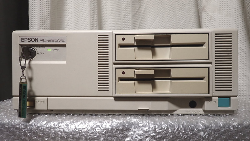 超激得，大得価 整備済み 保証付き EPSON PC-286VE + ロックキー付属 + 基板コーティングなど(デスクトップ)｜売買されたオークション情報、yahooの商品情報をアーカイブ公開 - オークファン デスクトップ