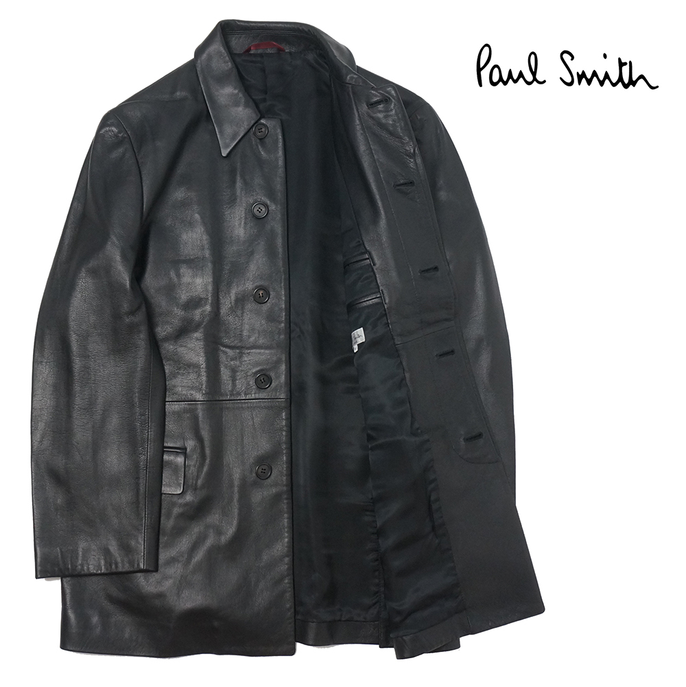 ポールスミス PAUL SMITH ビジネスバッグ ハンドバッグ 切替 レザー 総