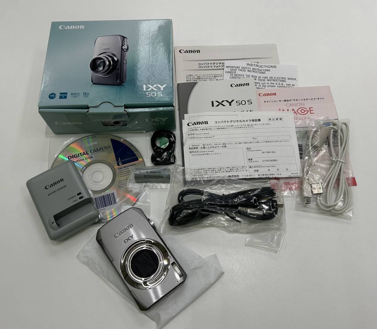 極美品‼️Canon デジタルカメラIXY50s(動作確認済み)の通販はau