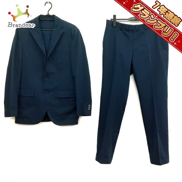 ビームスF ネイビー メンズ スーツ ビームスエフ BEAMS F シングル