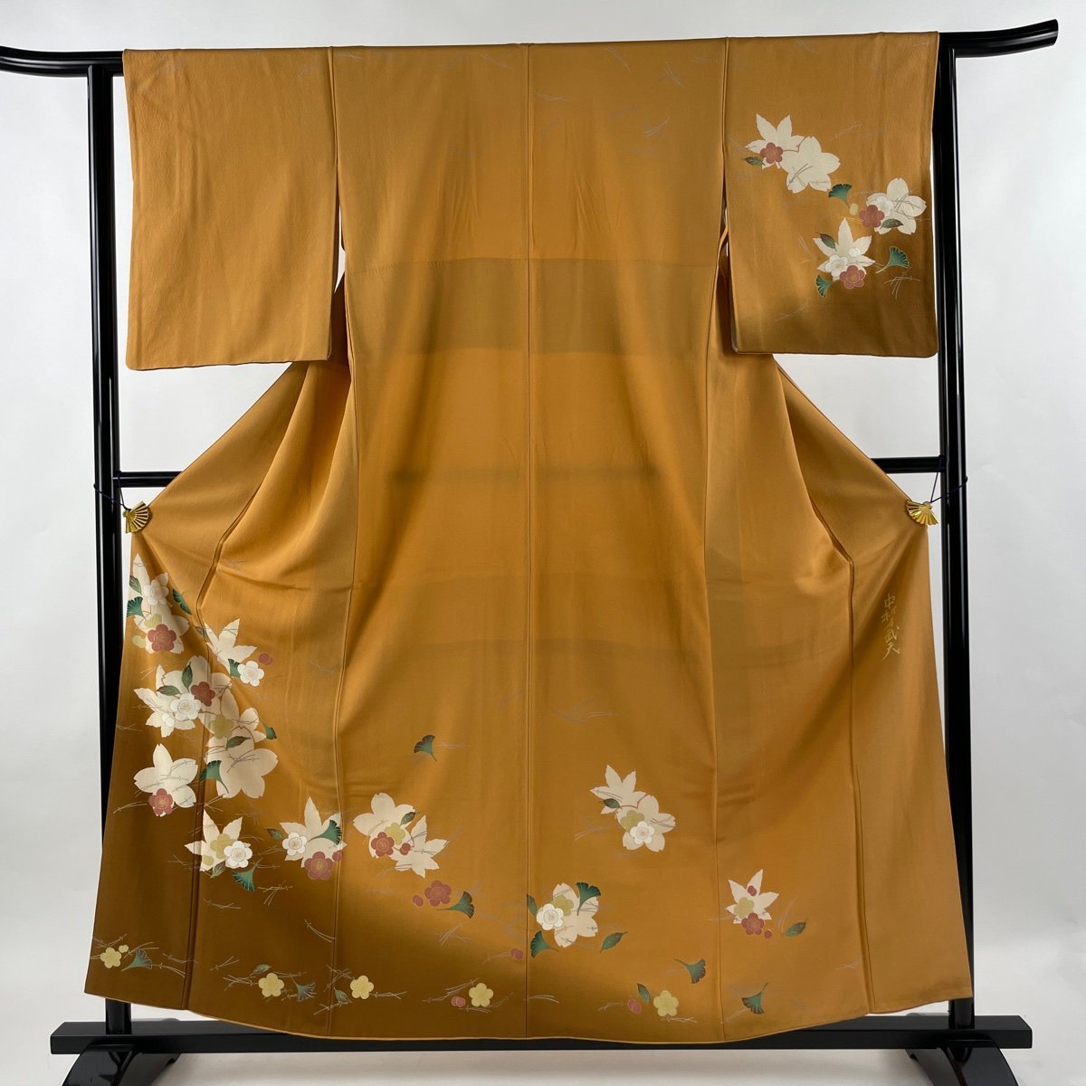 訪問着フルセット スワトウ　吉祥文様　金彩　袷　身丈158cm 裄丈63.5cm 訪問着フルセット スワトウ 吉祥文様 金彩 袷 身丈158cm 裄丈63.5cm