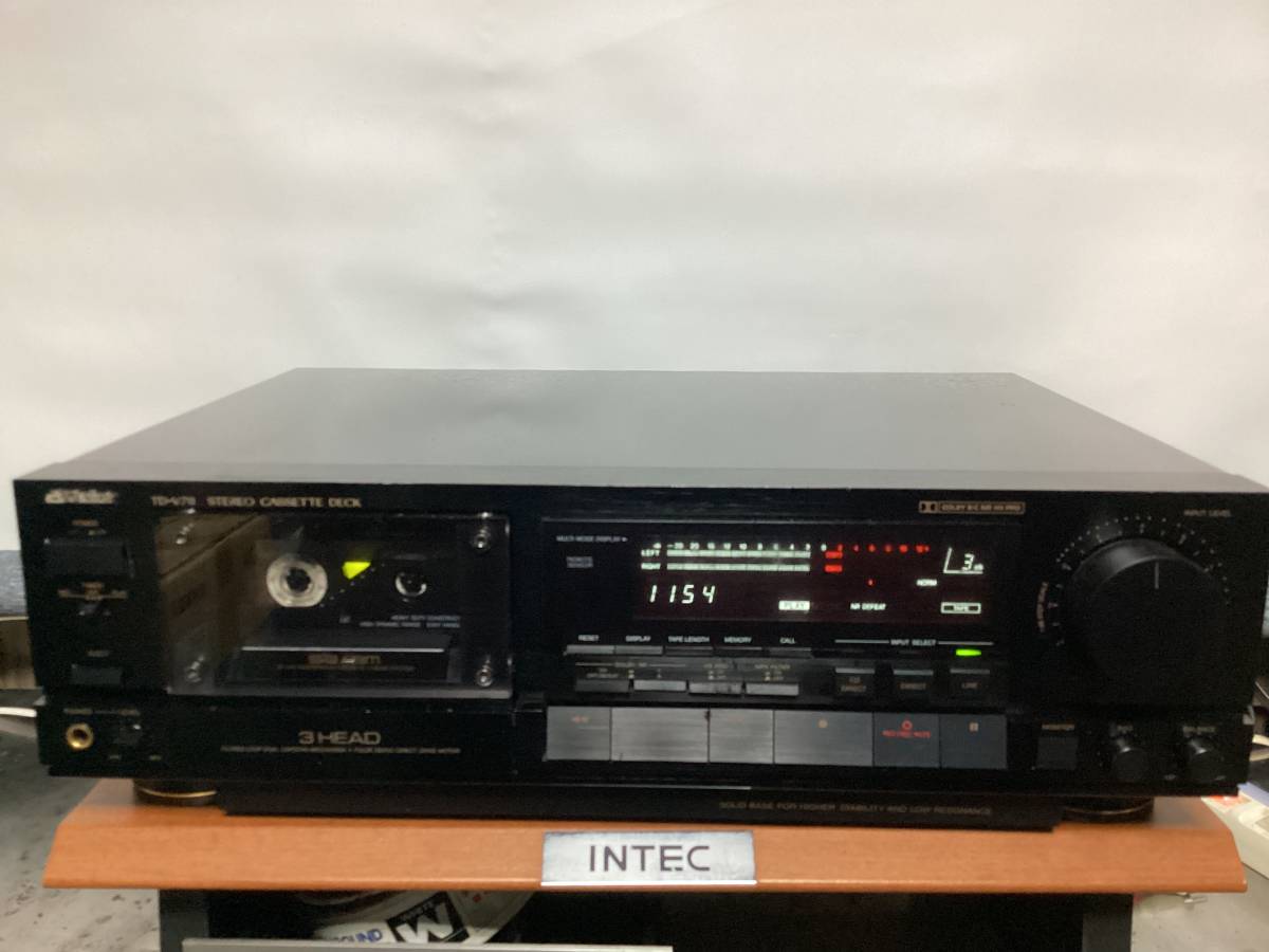 中古Victor ビクター 【J】Victor TD-V515 カセットデッキ ビクター