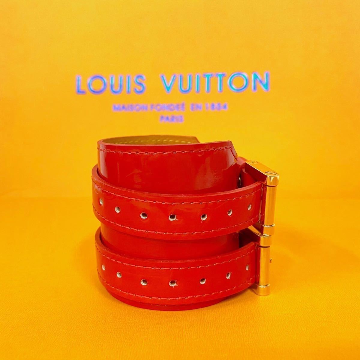 LOUIS VUITTON ルイヴィトン バングル モノグラムヴェルニ 
