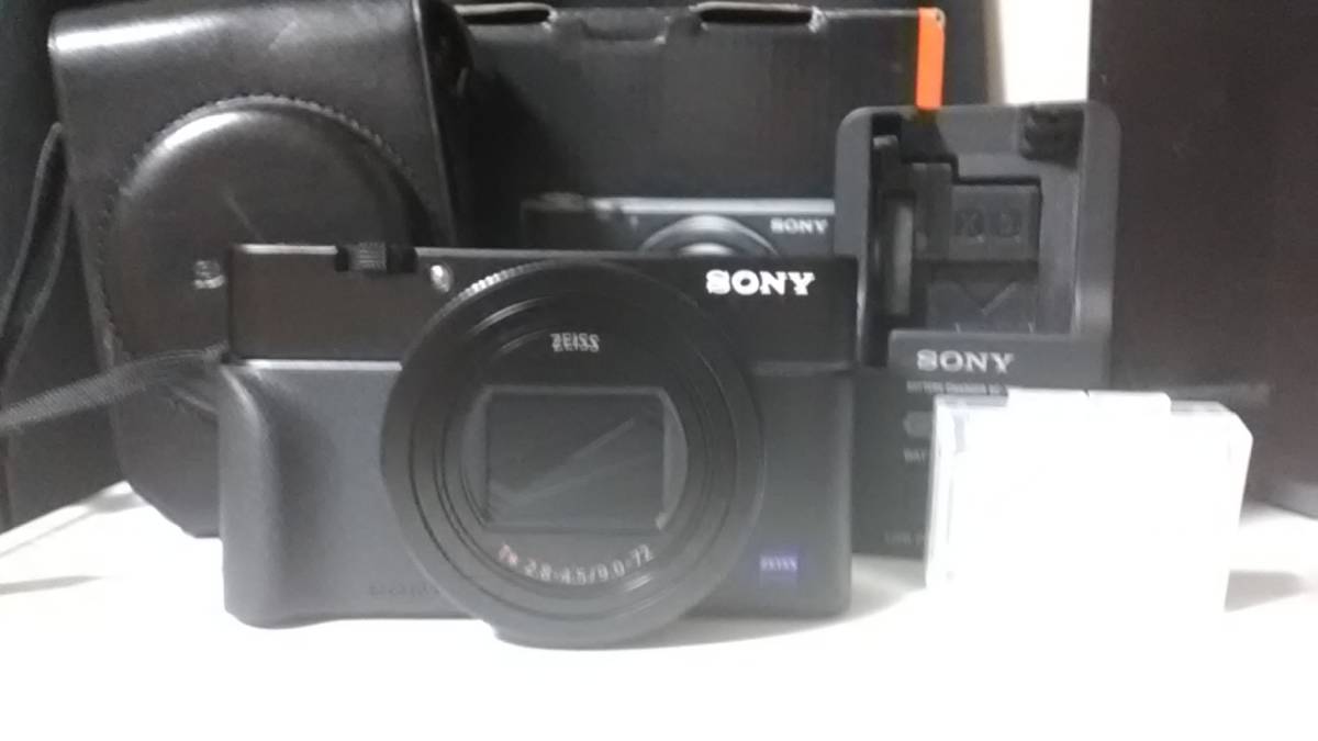 美品 RX100VI(DSC-RX100M6) 予備バッテリー チャージャー ケース付き