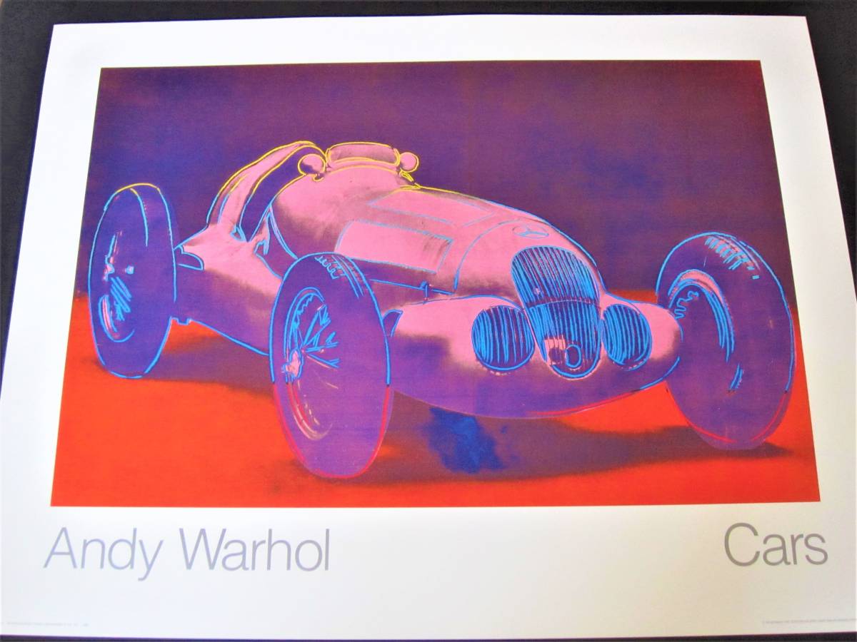 1986年当時物！Andy Warhol 「 Cars 」 アンディ ウォーホル 