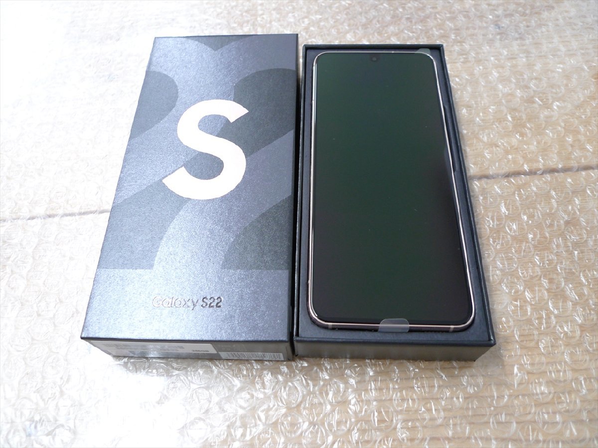数量限定，格安 未使用品 au Galaxy S22 scg13 ピンクゴールド本体
