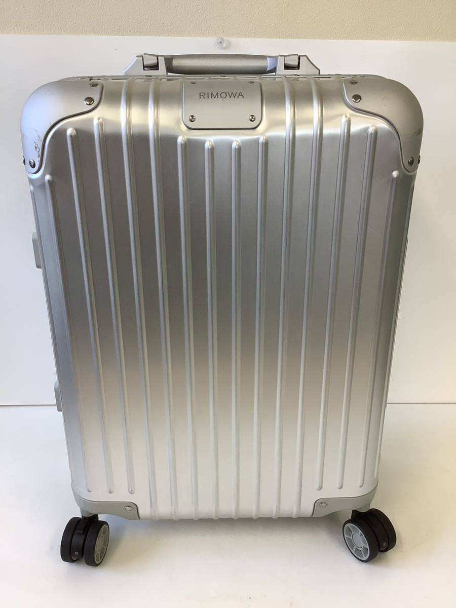 K001-m120 RIMOWA リモワ オリジナルキャビン S アルミスーツケース 機内持ち込み 92552004 約55×40×20 ORIGINAL CABIN 