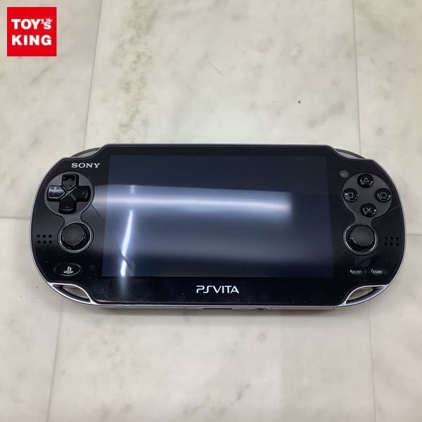1円〜 動作確認/初期化済 箱無 PSVITA PCH-1000 本体 クリスタル 