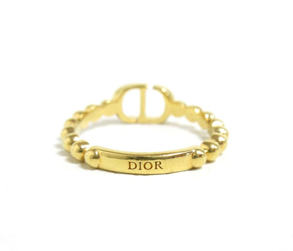 11981◇Christian Dior クリスチャンディオール PETIT CD リング【M 