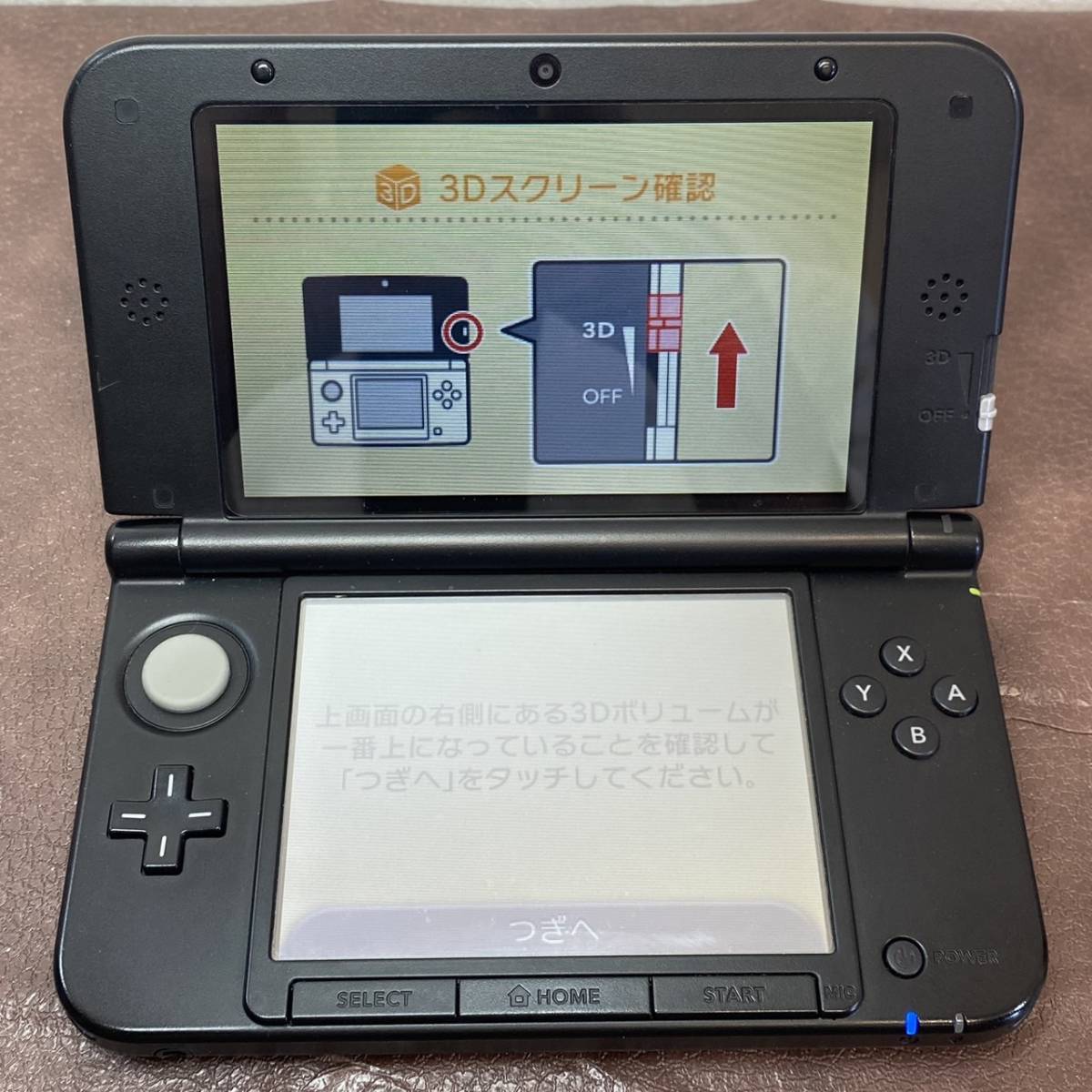 ○【MH-4873】中古品 任天堂 ニンテンドー3DS LL SPR-001 ブラック