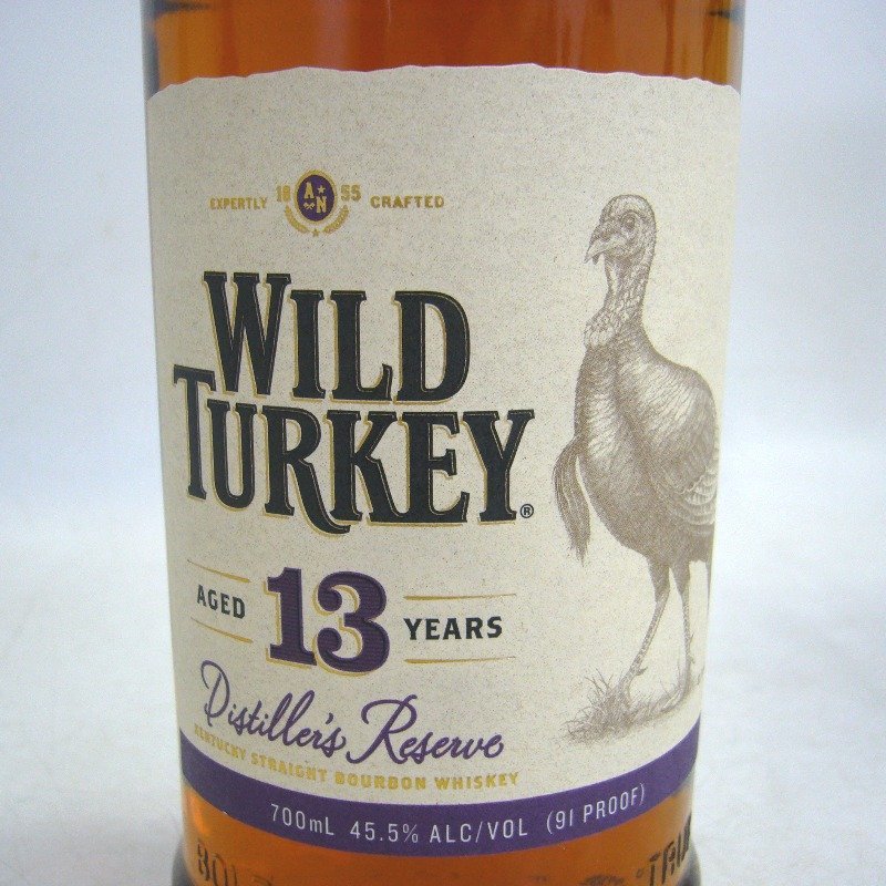 終売 WILD TURKEY 13 YEARS ダブルリザーブ 終売 WILD TURKEY 13 YEARS