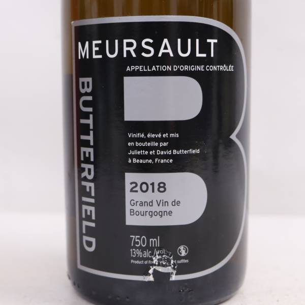 1円~BUTTERFIELD（バターフィールド）ムルソー 2018 13％ 750ml