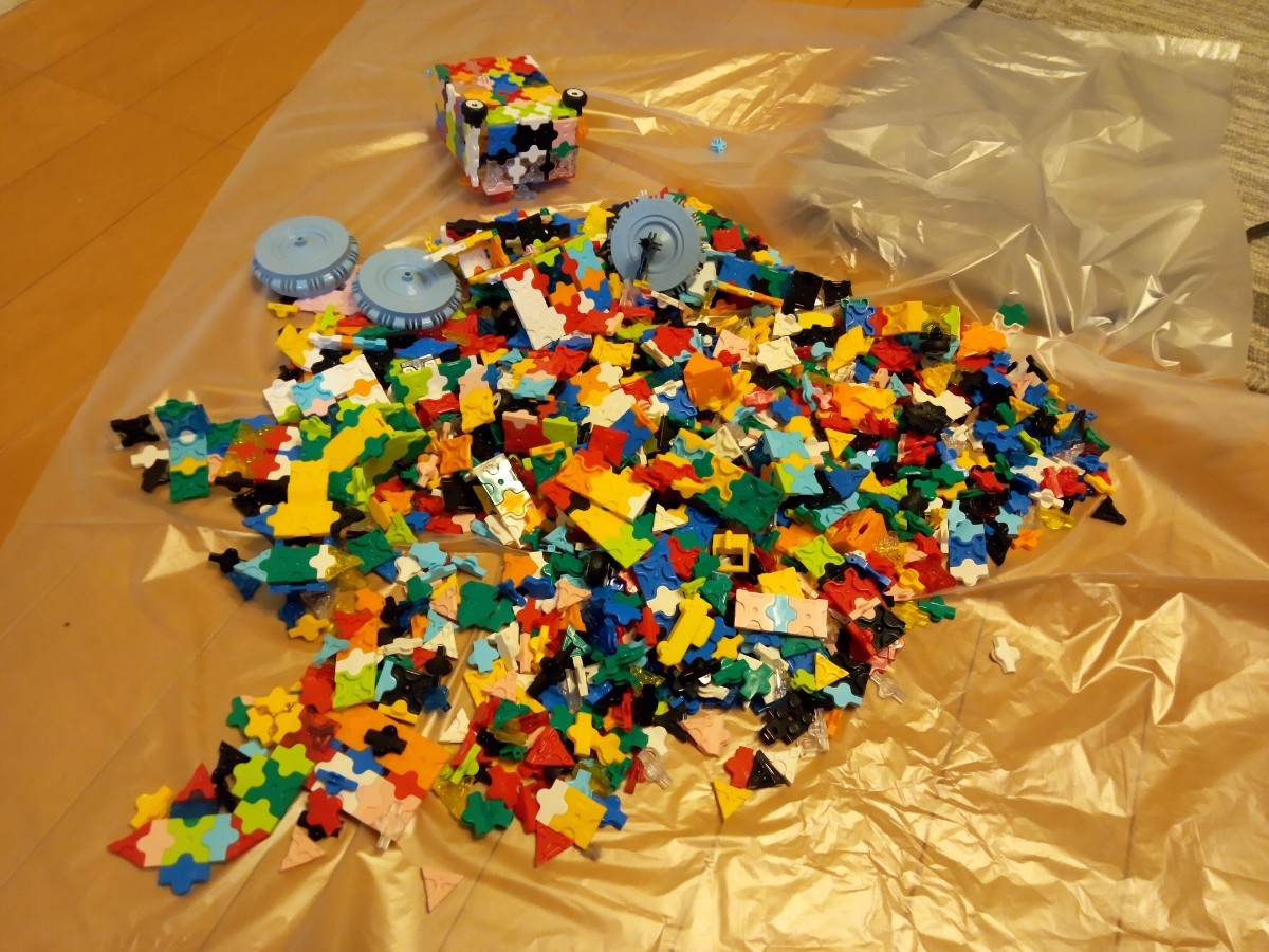 ラキュー LaQ ハマクロン　クリアパーツ　まとめて1830ピース　送料210円