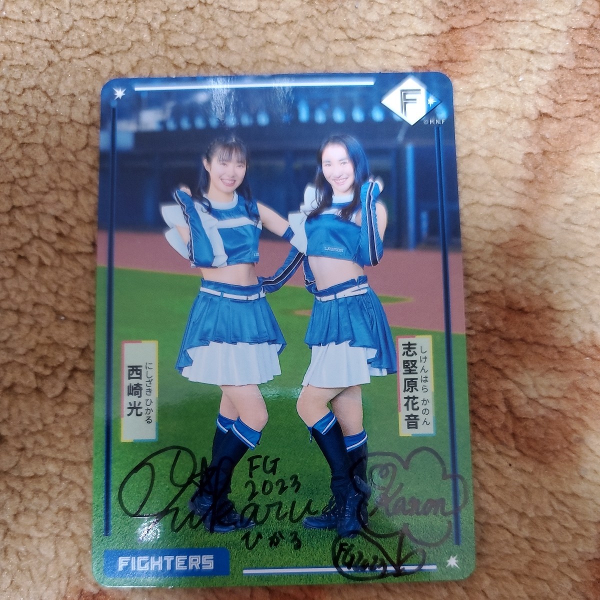 非売品】北海道日本ハムファイターズ ファイターズガール 直筆サイン 