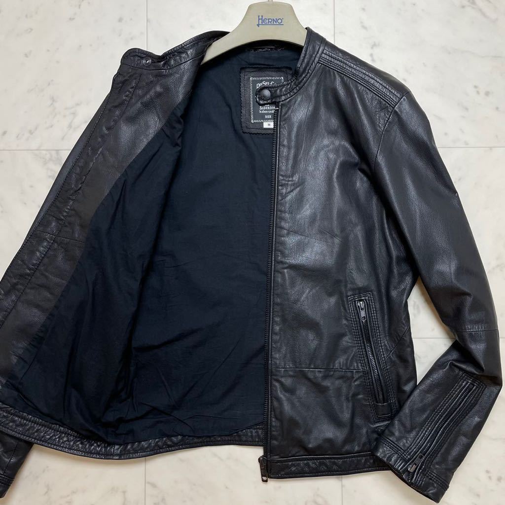 極美品◎ ディーゼル 【極上ゴートスキン】 DIESEL シングル レザー