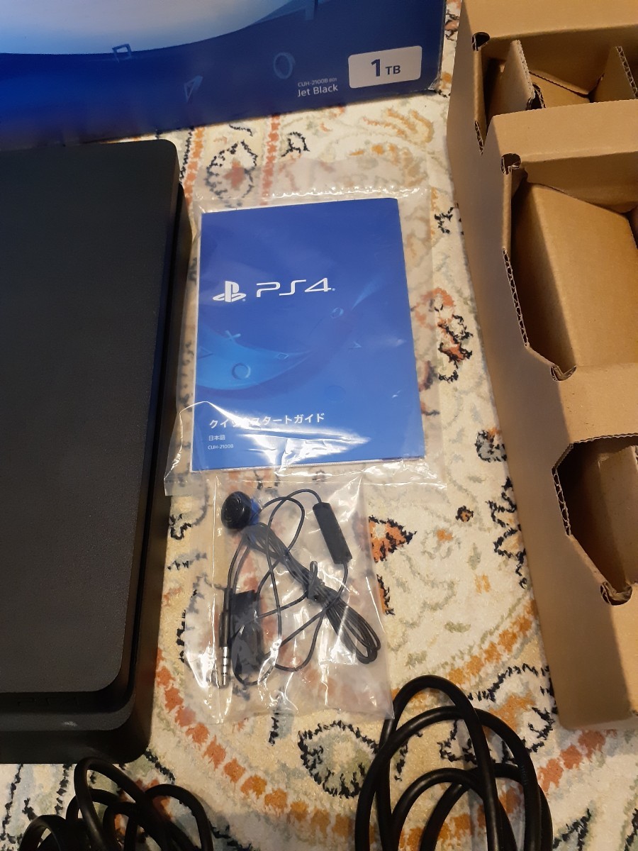 付属品完備 PS4 CUH-2100B 1TB 本体一式 良品 迅速配送 送料無料 動作 