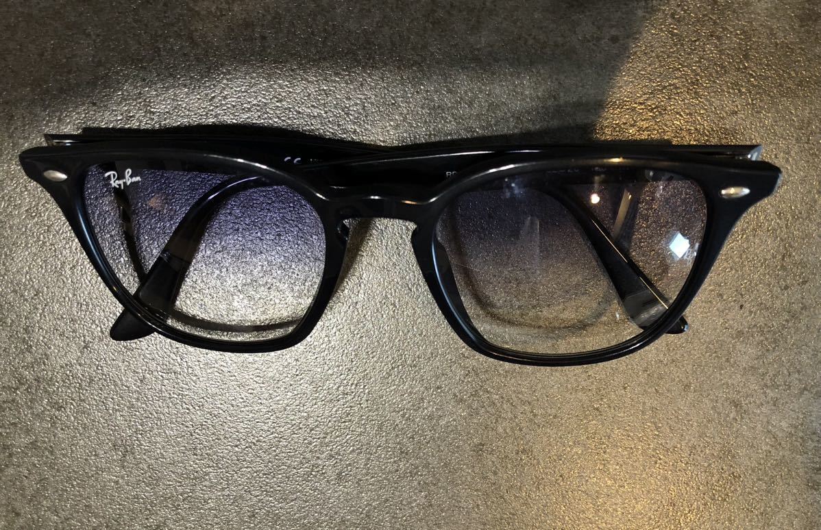 Ray-Ban サングラス ブラック ケース付 1円〜レイバン サングラス ケース付き フレーム ポリッシュ ブラック