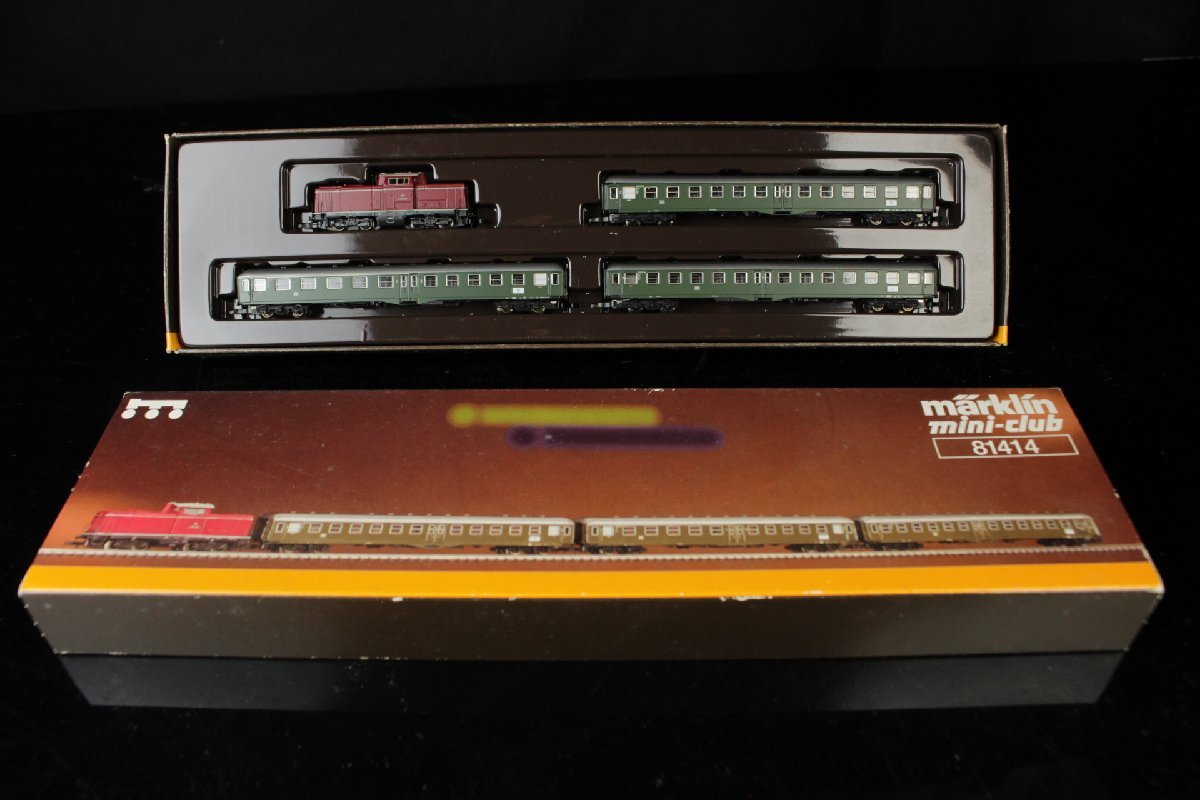 【董芸】ドイツ Marklin メルクリン mini club 81414 鉄道模型 Zゲージ 箱付 収集家保管品 [102998]