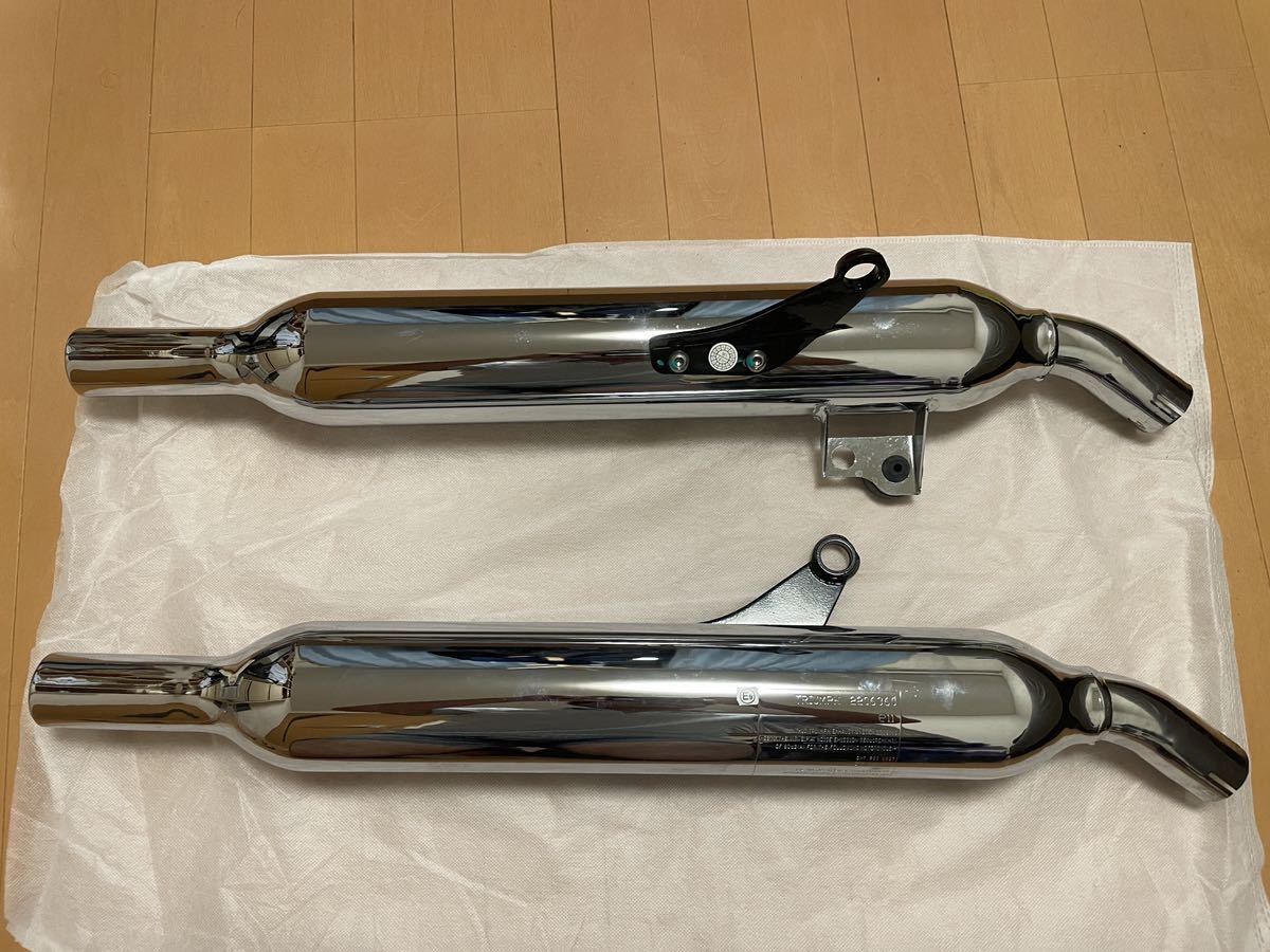 TRIUMPH トライアンフ ボンネビルT120純正マフラー トライアンフ