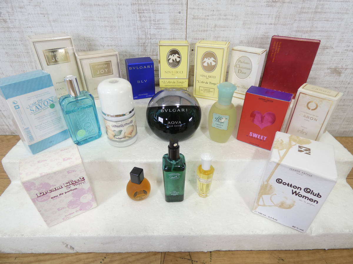S)●香水 色々19点まとめて 未開封あり ニナ・リッチ/ブルガリ/ディオール/グッチ他 フレグランス ※同梱不可 ※ジャンク品⑧ ＠100