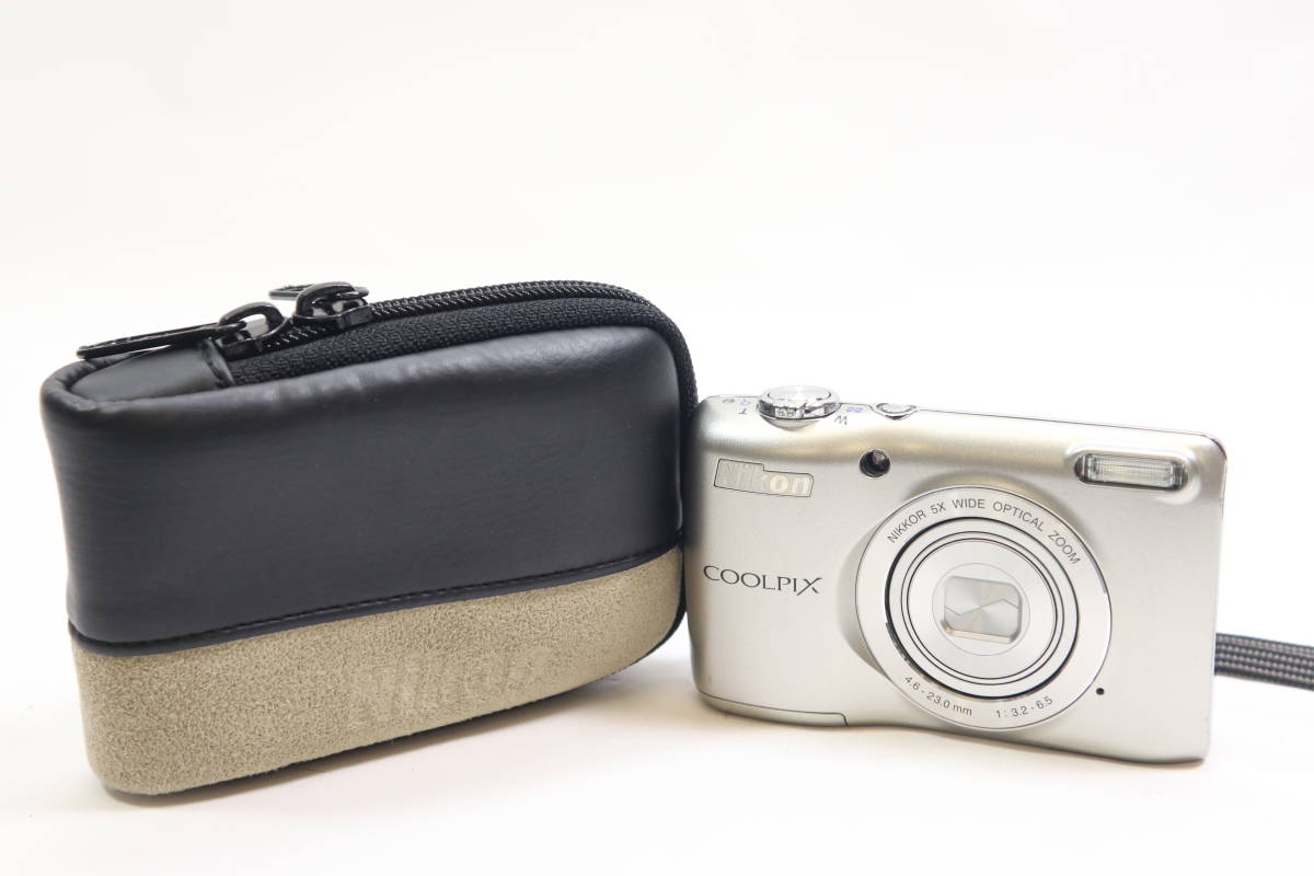 外観美品】◎Nikon ニコン COOLPIX L26 単三電池仕様（ケース付