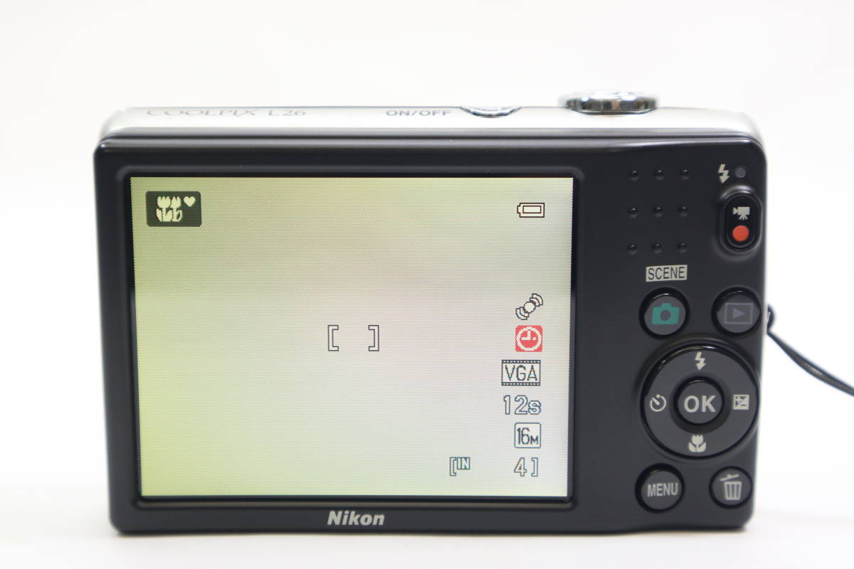 外観美品】◎Nikon ニコン COOLPIX L26 単三電池仕様（ケース付