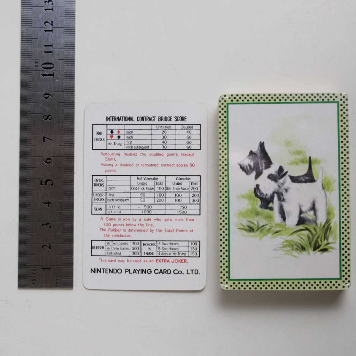 未開封 当時物 任天堂 トランプ 昭和レトロ nintendo PLAYING CARDS ニンテンドウ コレクション 犬 当時物