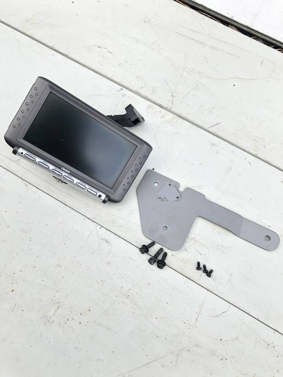 クラリオンバックカメラ用モニター、パワーボックス　中古CJ981i クラリオンバックカメラ用モニター、パワーボックス 中古CJ981i