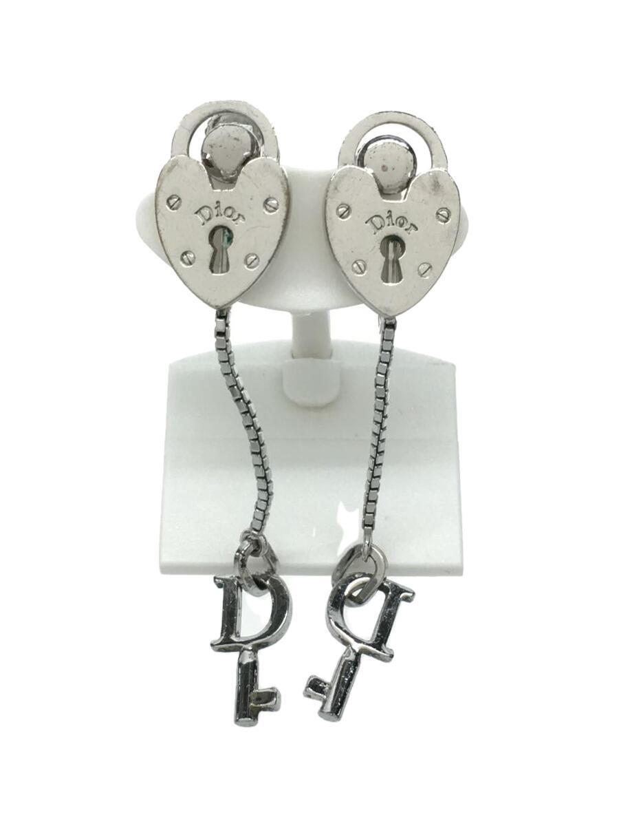 Christian Dior◆イヤリング/-/SLV/レディース