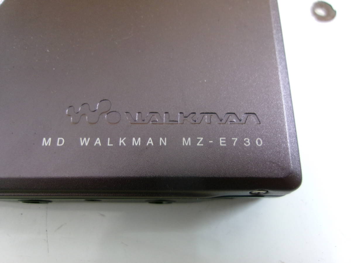 S-2286)SONY MDウォークマン MZ-E730 動作未確認 現状品 ソニー - SONY