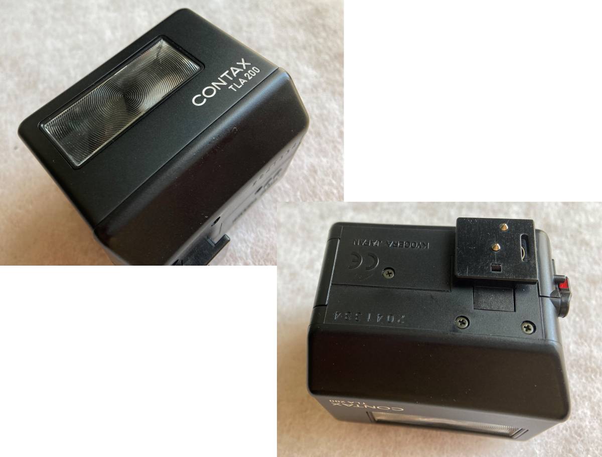Contax TLA200 【動作確認済】コンタックス ストロボ ブラック色  