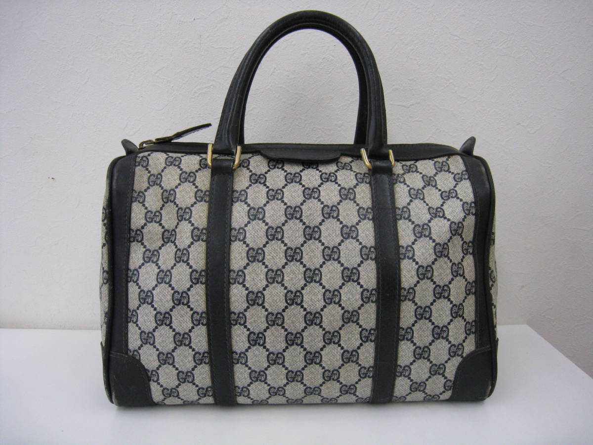 ◇GUCCI◇ オールドグッチ ミニボストン ハンドバック GG柄