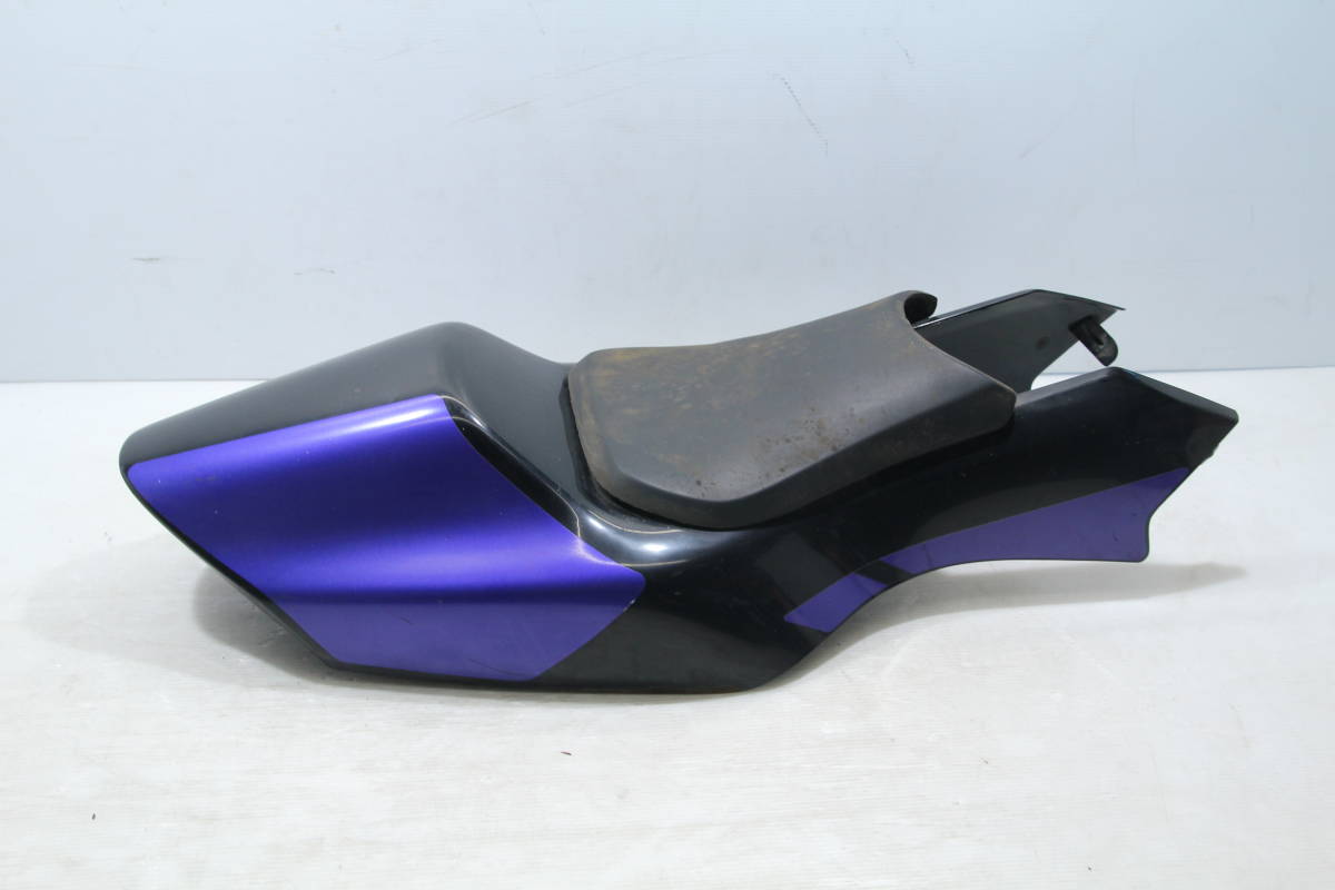 中古 訳あり NSR50/80 後期型 純正テールカウル シート付 黒/紫ゼッケン