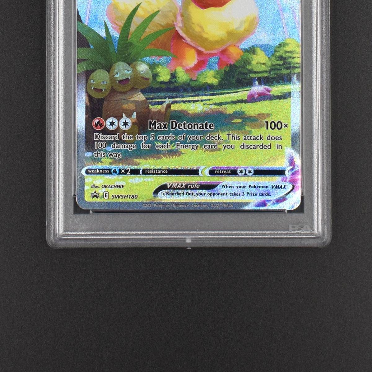 PSA10】 夏ポケカ ブースター Flareon VMAX SWSH180 SA ブースター