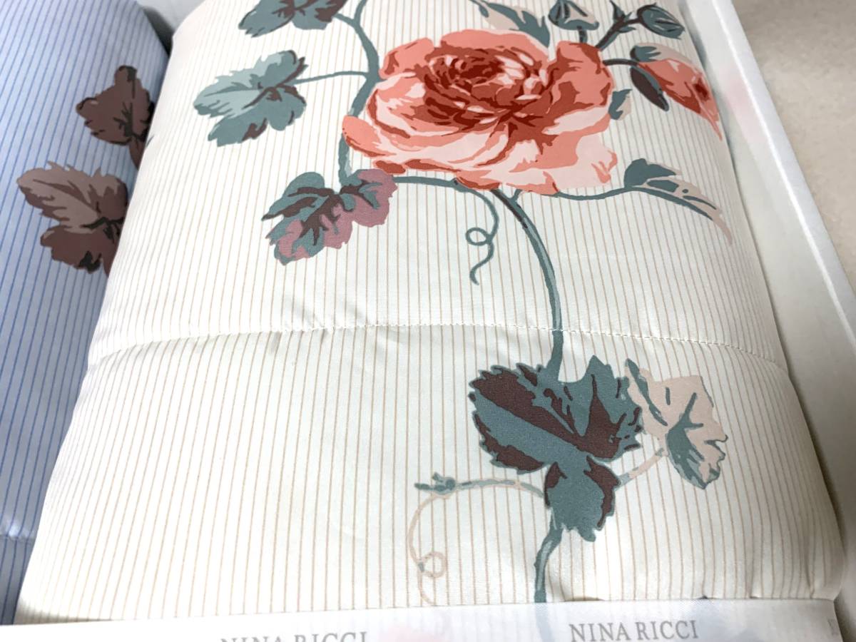 NINA RICCI 羽毛肌掛け布団 150x210 cm 2枚組 ニナリッチ NINA 羽毛肌掛けふとん RICCI羽毛掛けふとん 抗菌・軽くて