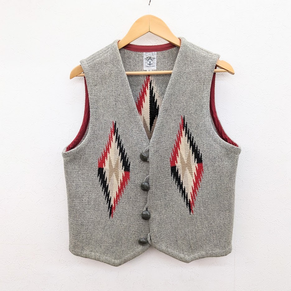 ORTEGA'S CHIMAYO オルテガ チマヨベスト ウール グレー オルテガ