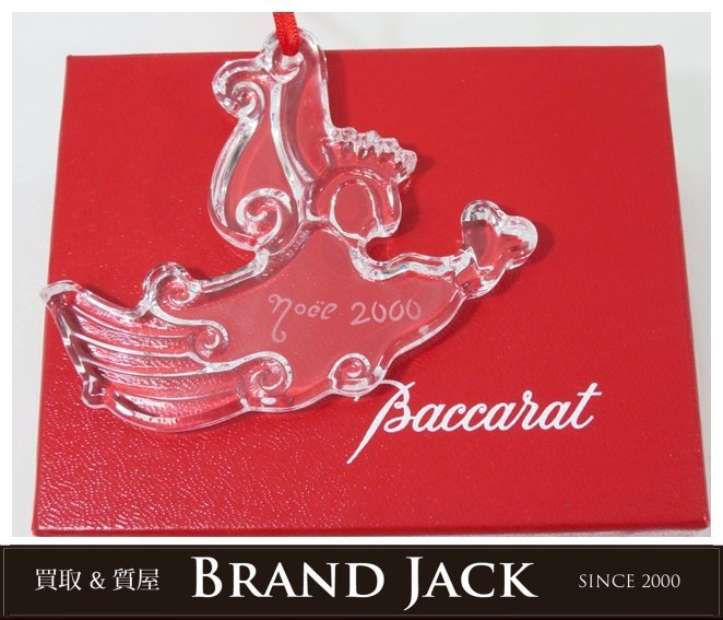 バカラ Baccarat クリスマスオーナメント 2000 エンジェル BACCARAT