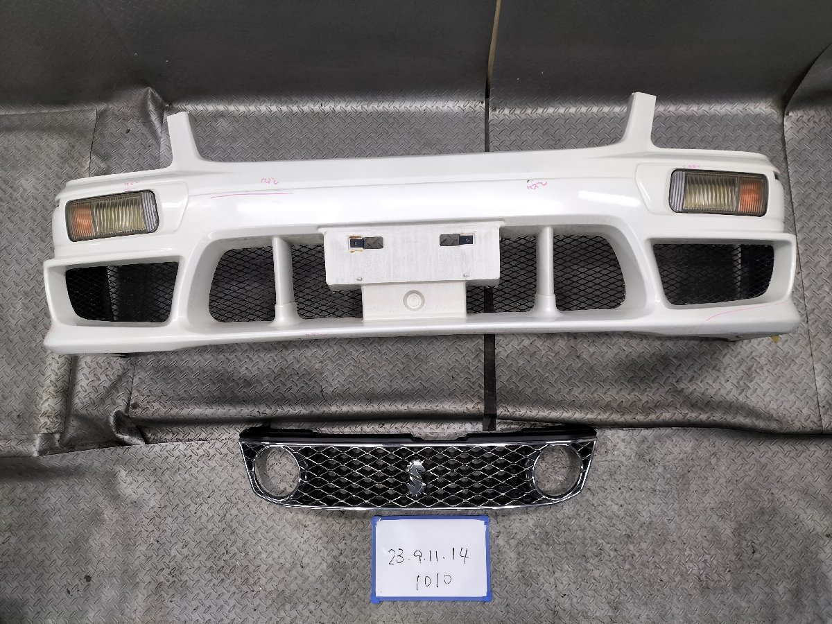 ★WGNC34　日産　ステージア　RS　平成12年　DAYS NEO DESION　純正　フロントバンパー Fバンパー　K6020-0V700　QT1 ホワイトパール 白★