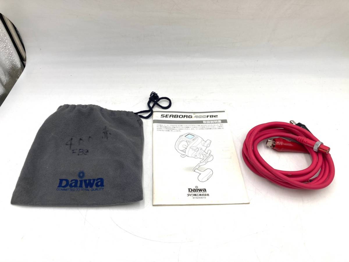 美品】 DAIWA/ダイワ SEABORG/シーボーグ 400FBe 電動 リール 釣り具
