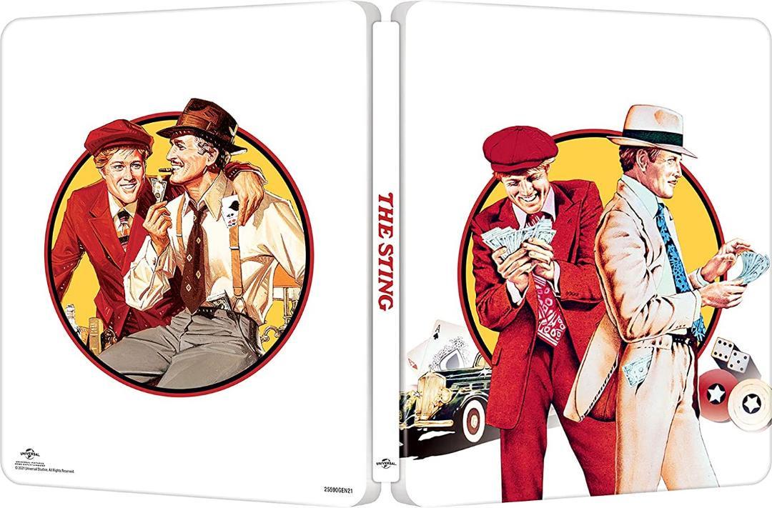 【新品4K】【限定スチール】スティング スチールブック2枚組[4K UHD+ブルーレイ] ▲3種の日本語吹替収録　ロバート・レッドフォード_4