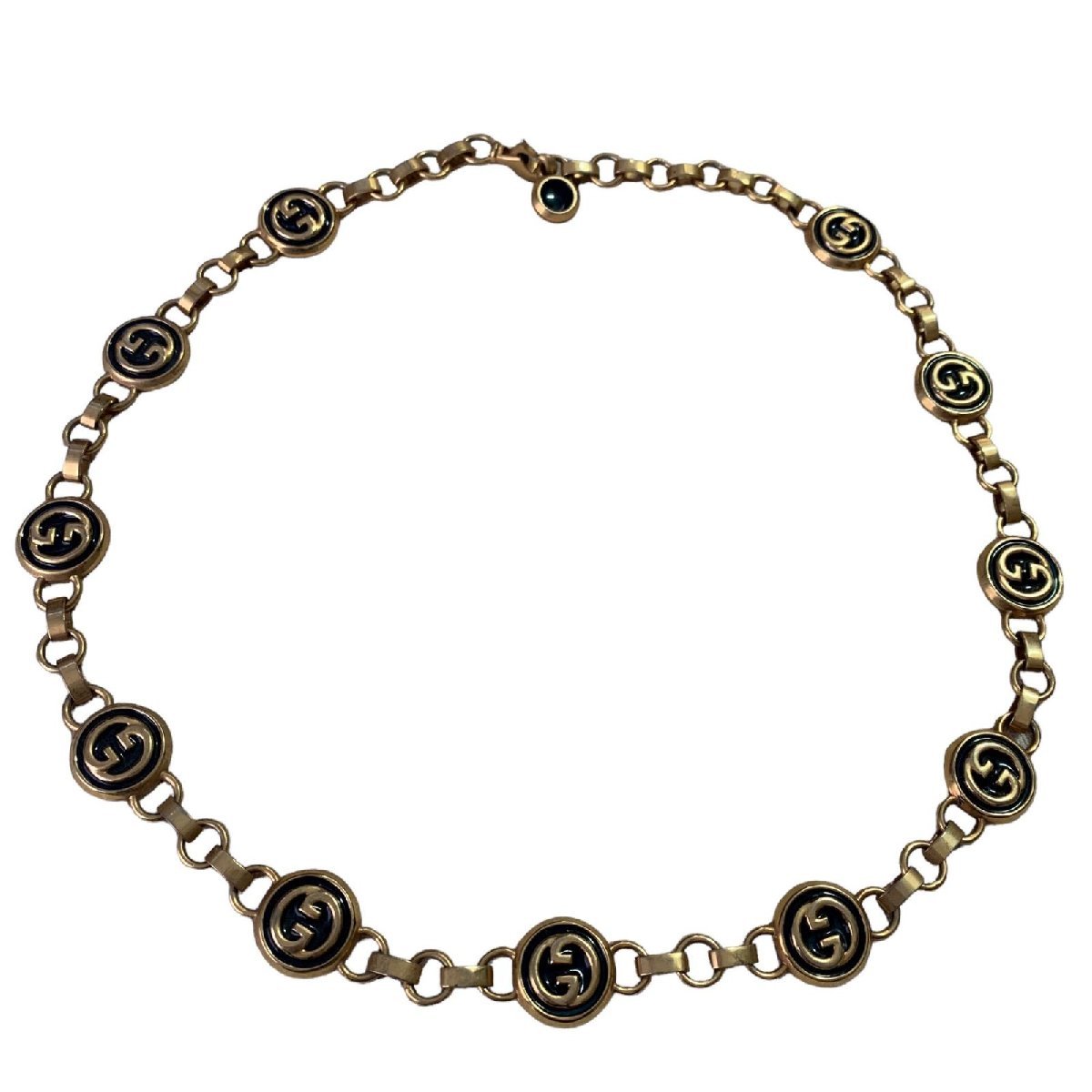 グッチGUCCIチェーンベルトダブルGインターロッキングゴールド GUCCI