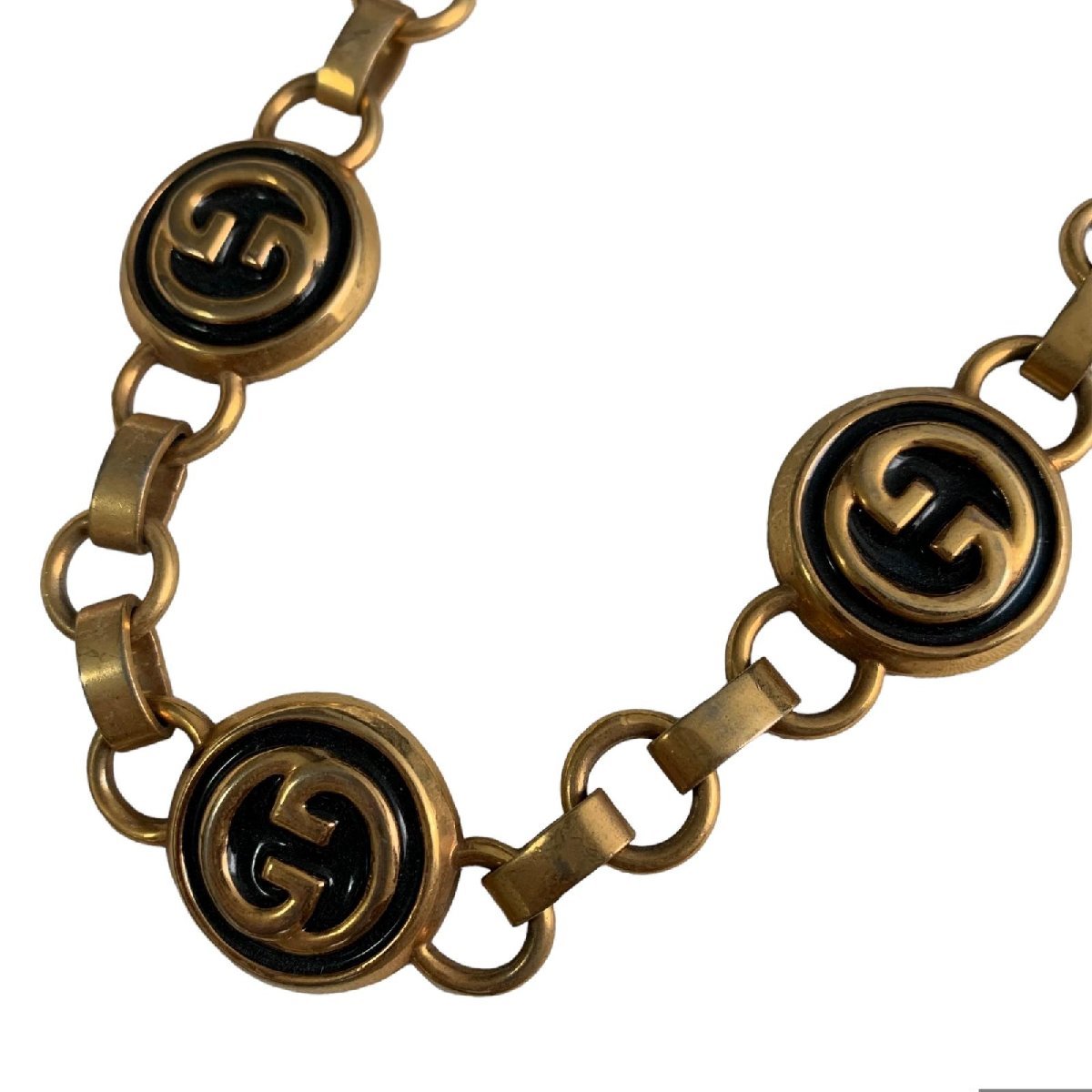 グッチGUCCIチェーンベルトダブルGインターロッキングゴールド GUCCI