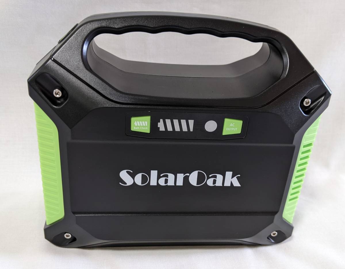 1円出品】Solar Oak ポータブル太陽発電機 リチウムイオンバッテリー