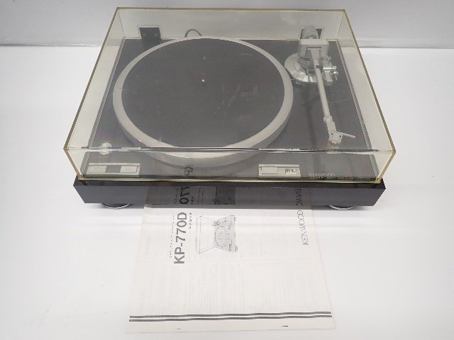 TRIO/KENWOOD トリオ ケンウッド KP-770D レコードプレーヤー ターン